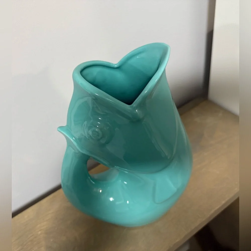 Gurgle Pot Water Pitcher 42oz - Aqua - Large - Picture 5 of 6